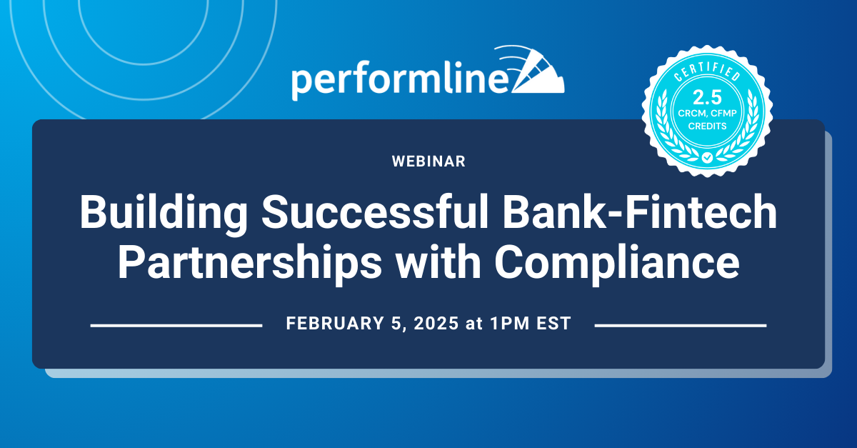 Webinar Building Successful Bank Fintech Partnerships With Compliance